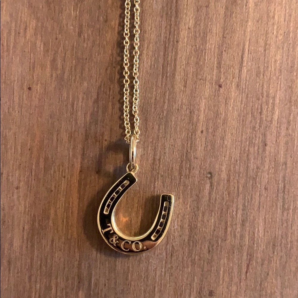 TIFFANY HORSESHOE NECKLACE GOLD